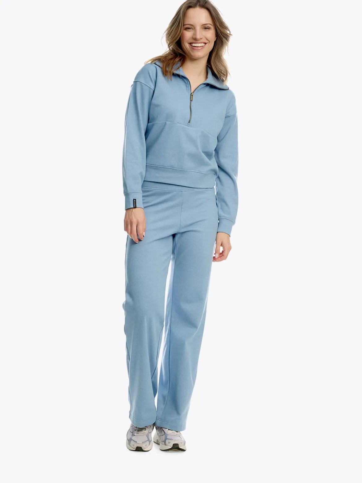 Mode Cozy HZ D Myk halfzip genser til dame