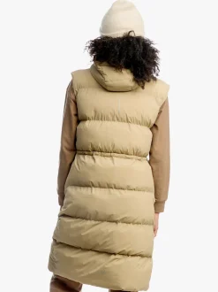 Mode Eva Puffy Vest D Lang vattert vest til dame