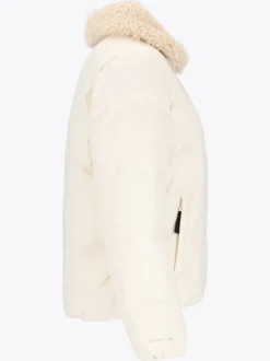 Mode Flex Warm Jakke D Kort vattert jakke med avtakbar teddykrage