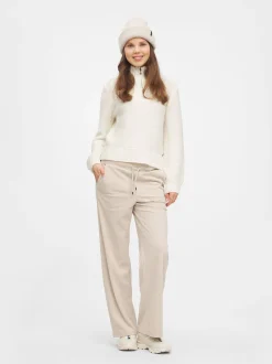 Mode HZ Strikk D Myk strikkegenser i ullblanding med halfzip
