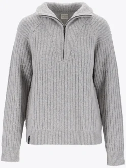 Mode Iris HZ Genser D Halfzip strikkegenser til dame