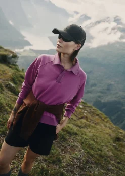 Mode Polo Sweater D Pologenser med avslappet passform til dame