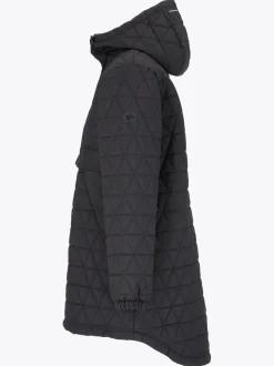 Mode Quilted Anorak D Quiltet anorakk i oversized fasong