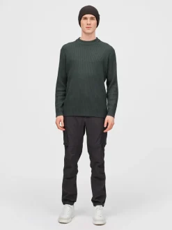 Mode Rib RN Sweater U Ribbestrikket genser i ullblanding