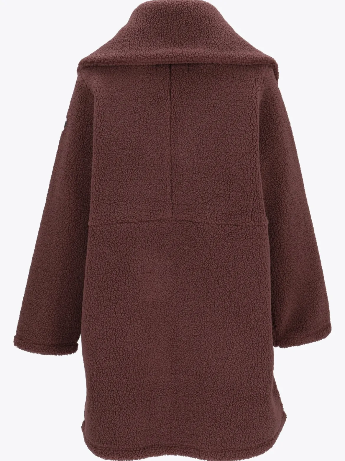 Mode Teddy Kåpe D Varm teddyfleece-kåpe
