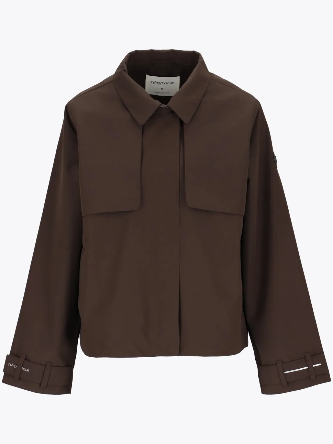Mode Trench Jakke D Kort trenchcoat til dame