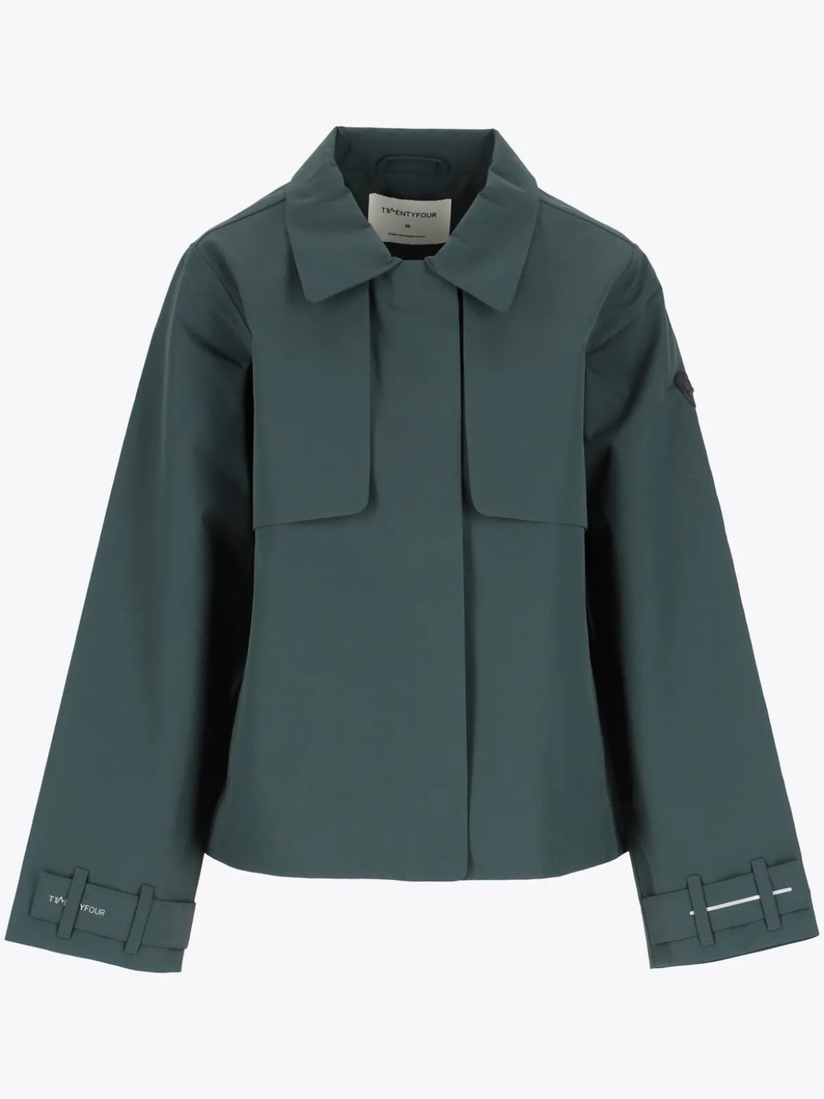 Mode Trench Jakke D Kort trenchcoat til dame
