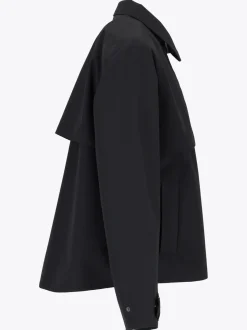 Mode Trench Jakke D Kort trenchcoat til dame