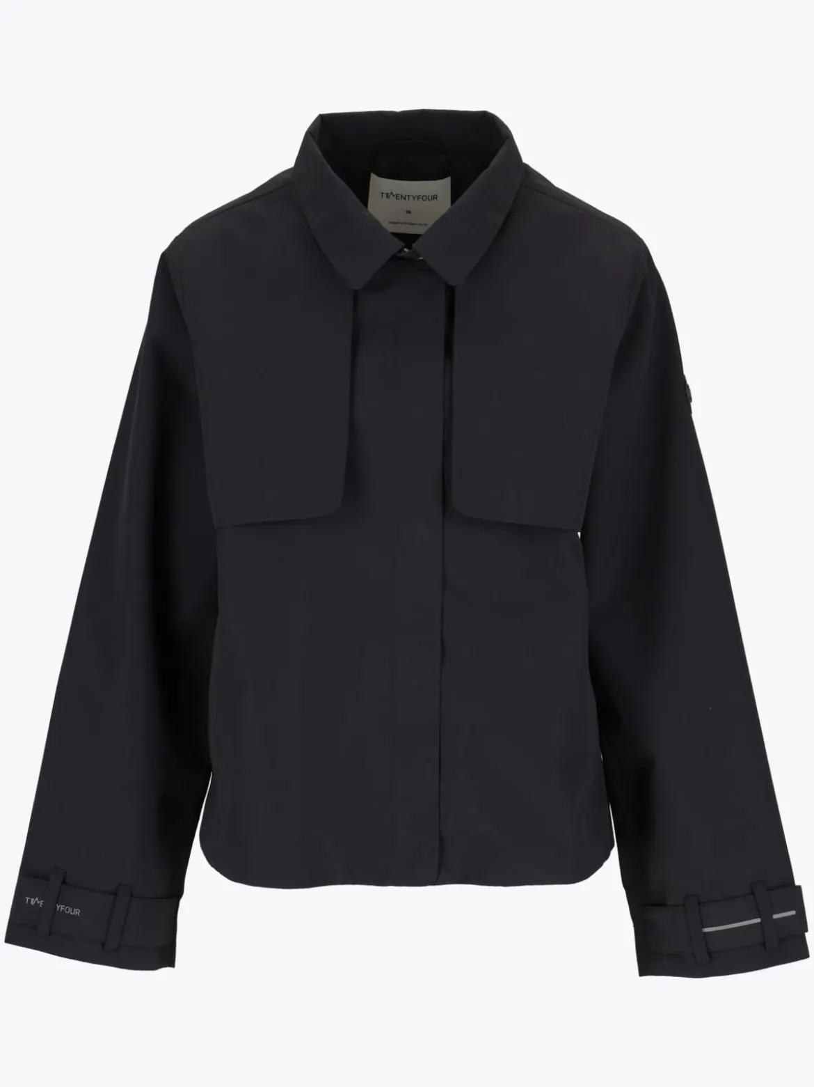 Mode Trench Jakke D Kort trenchcoat til dame