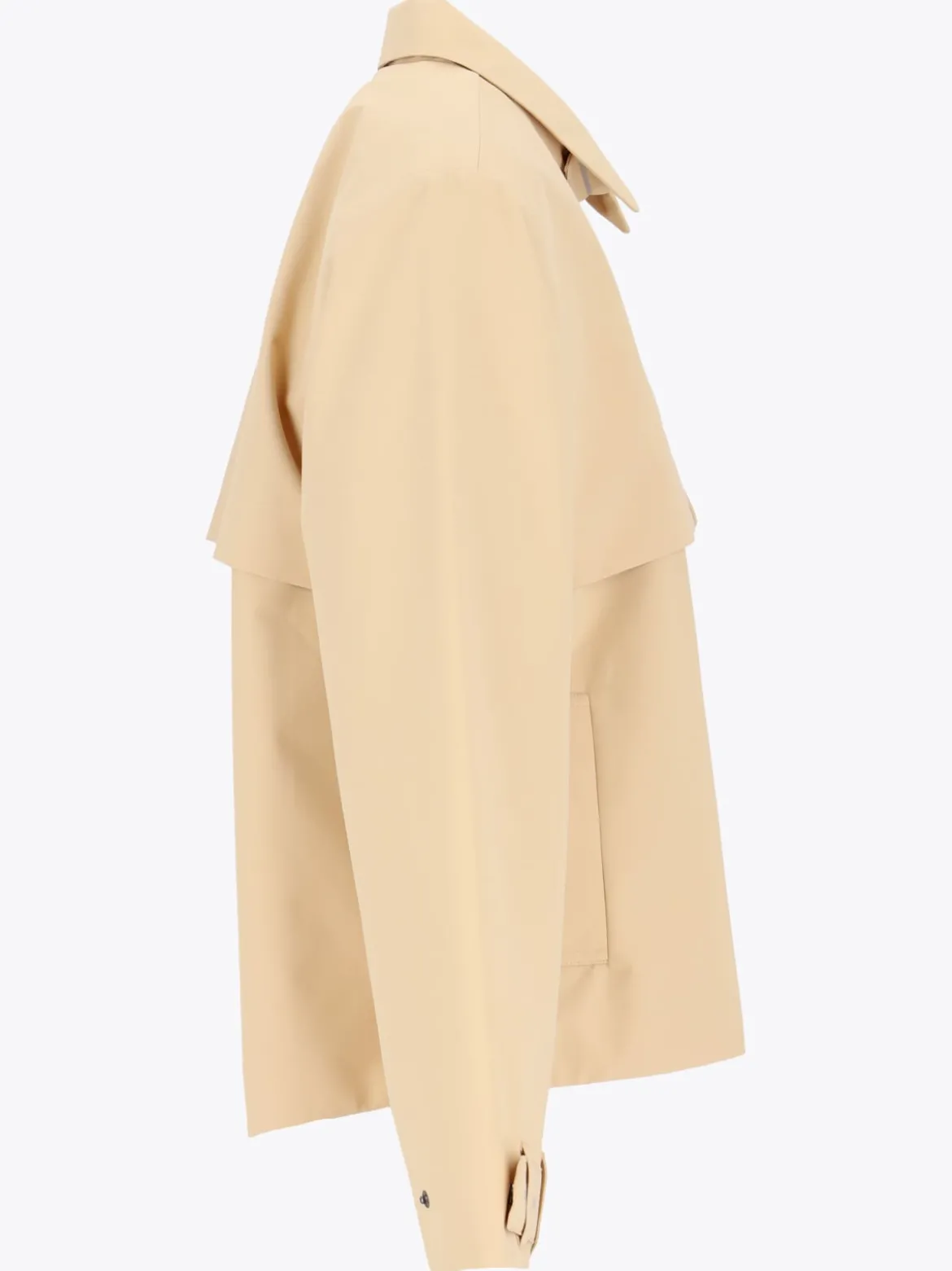 Mode Trench Jakke D Kort trenchcoat til dame
