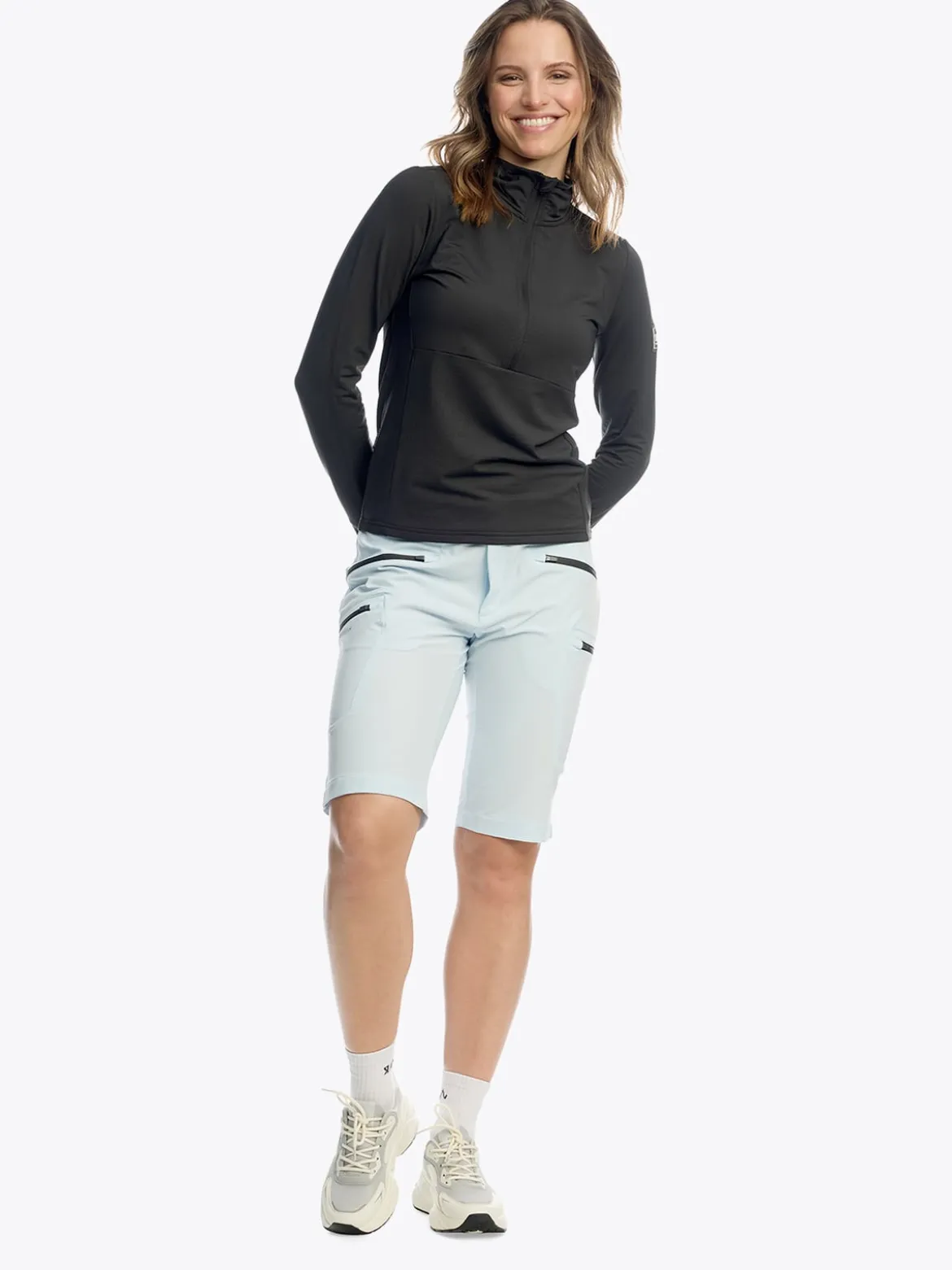 Venture Light Stretch HZ D Lett microfleece halfzip til dame