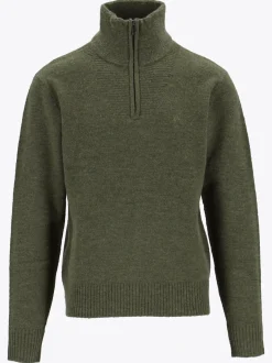 Venture Light Strikk H Halfzip genser i ullblanding til herre